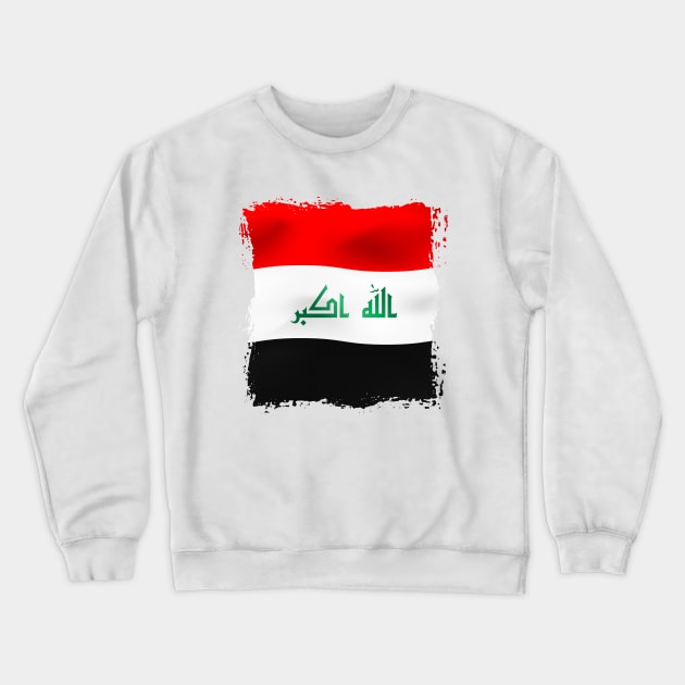 Iraq flag Crewneck Sweatshirt by SASTRAVILA